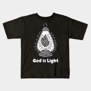 God is light. Doodle illustration. Kids T-Shirt